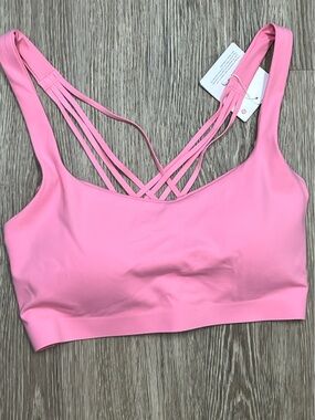 Lululemon FlexyFlex Strappy Yoga Bra Candy Cloud Size L/XL NWT